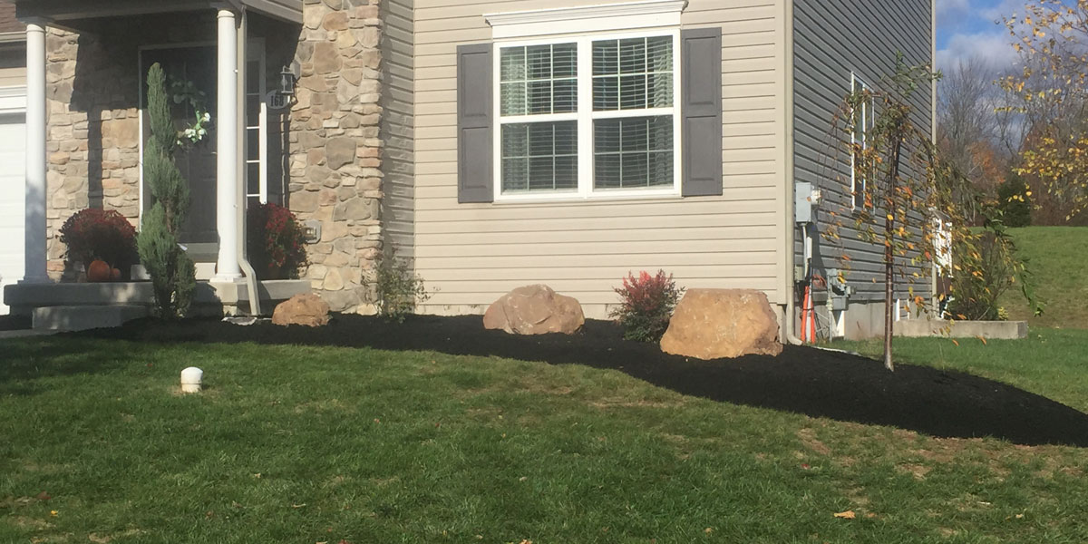 mulch which is part of landscaping
